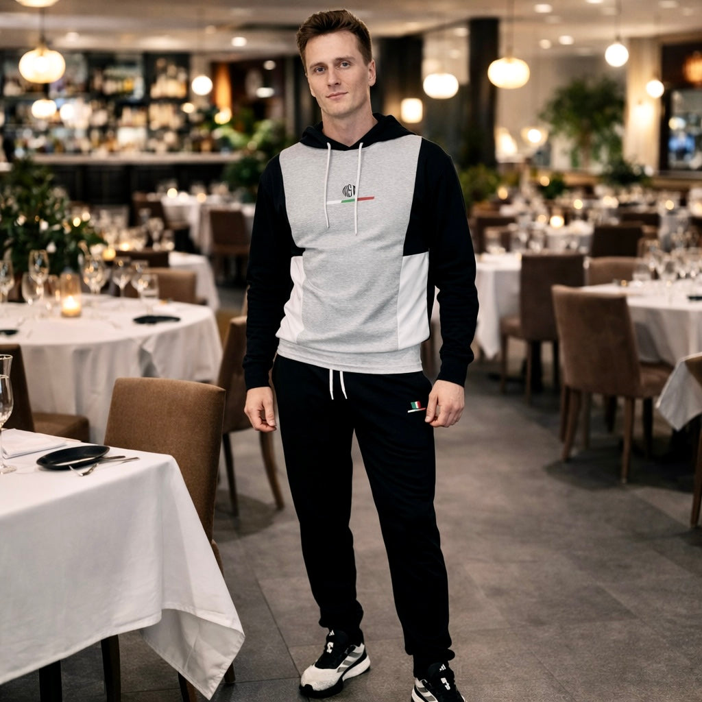 Set modern din bumbac „Tomi” – Confort Premium gri