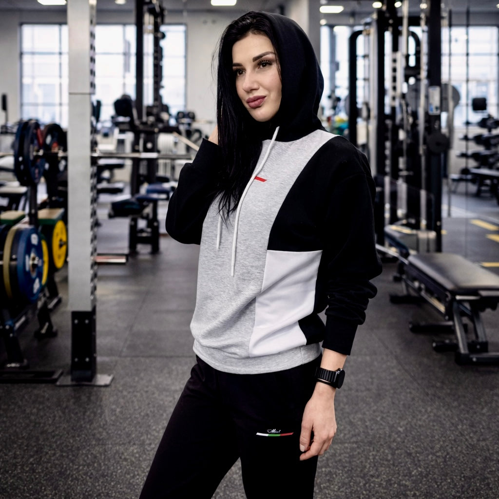 Set din bumbac „Sofia” – Confort Premium gri