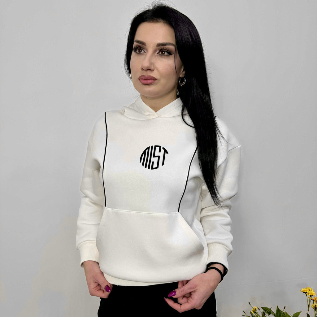 Set modern „Lily” până la 3XL, alb