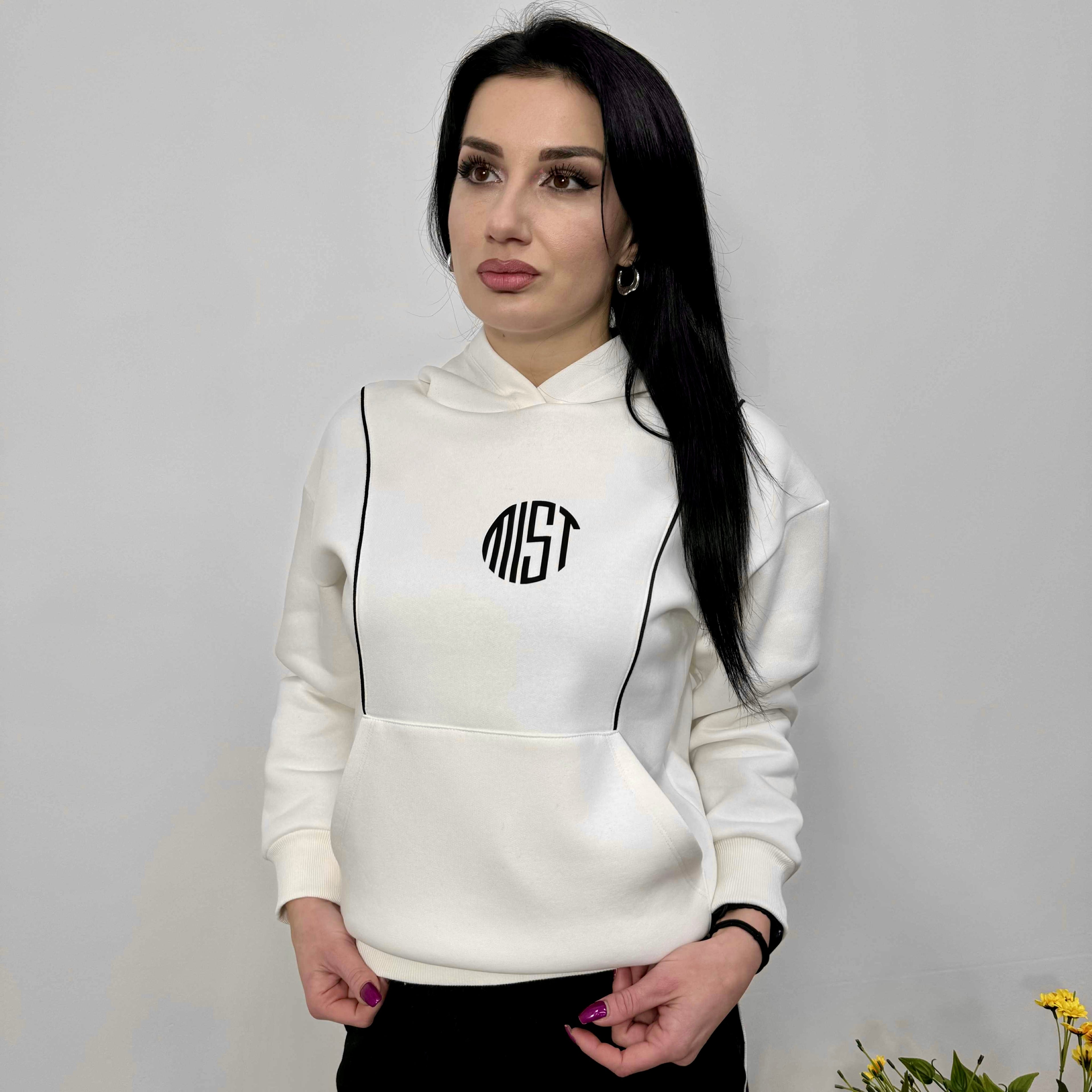 Set modern „Lily” până la 3XL, alb