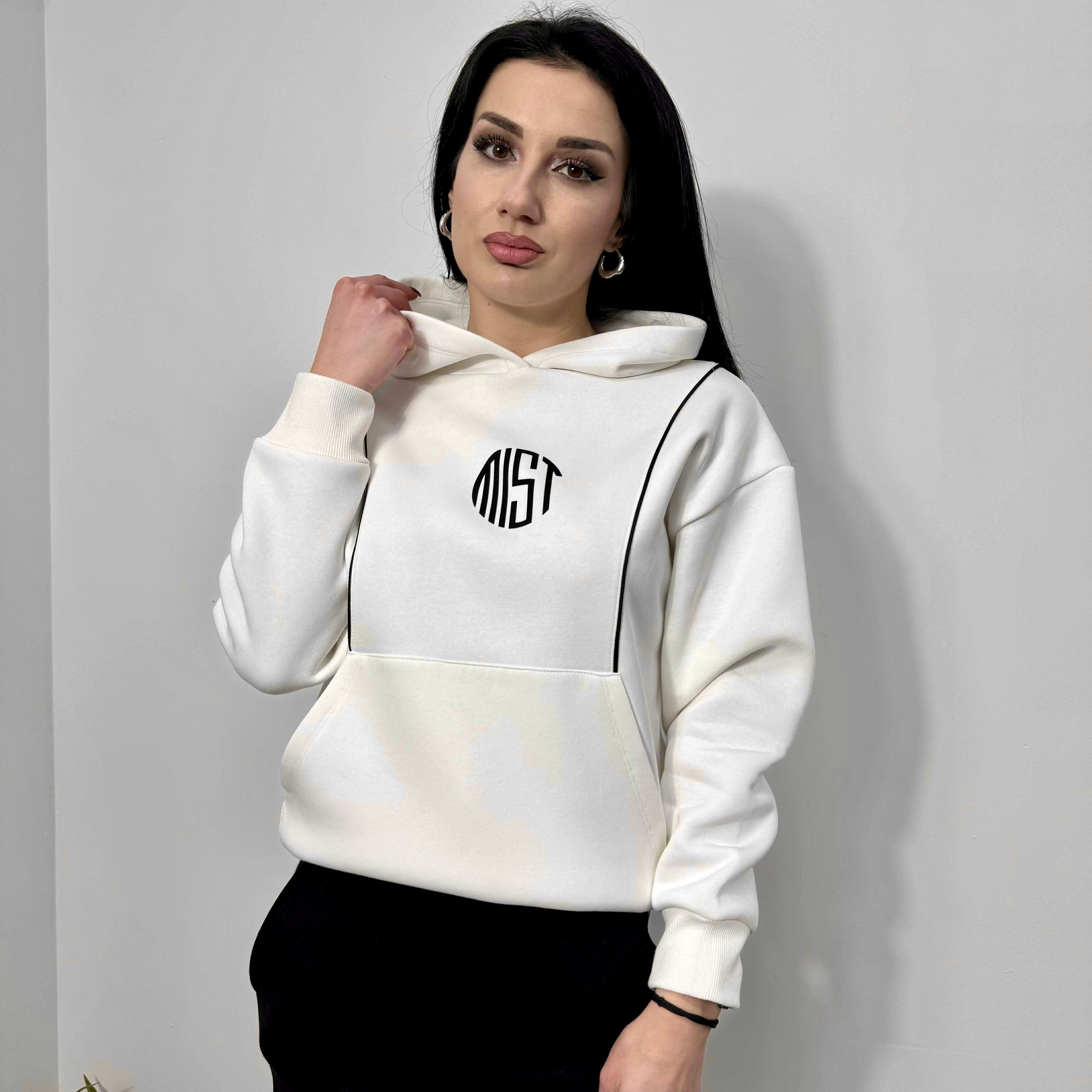 Set modern „Lily” până la 3XL, alb