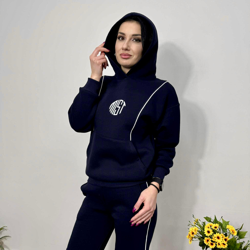 Set comod „Lily” până la 3XL, bleumarin