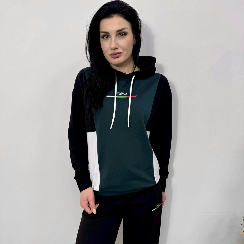 Set din bumbac „Sofia” – Confort Premium verde închis