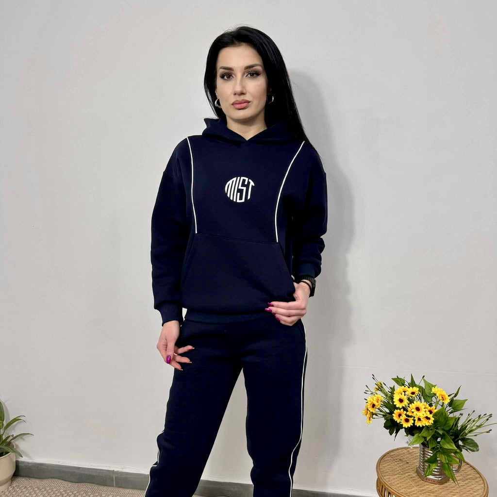 Set comod „Lily” până la 3XL, bleumarin