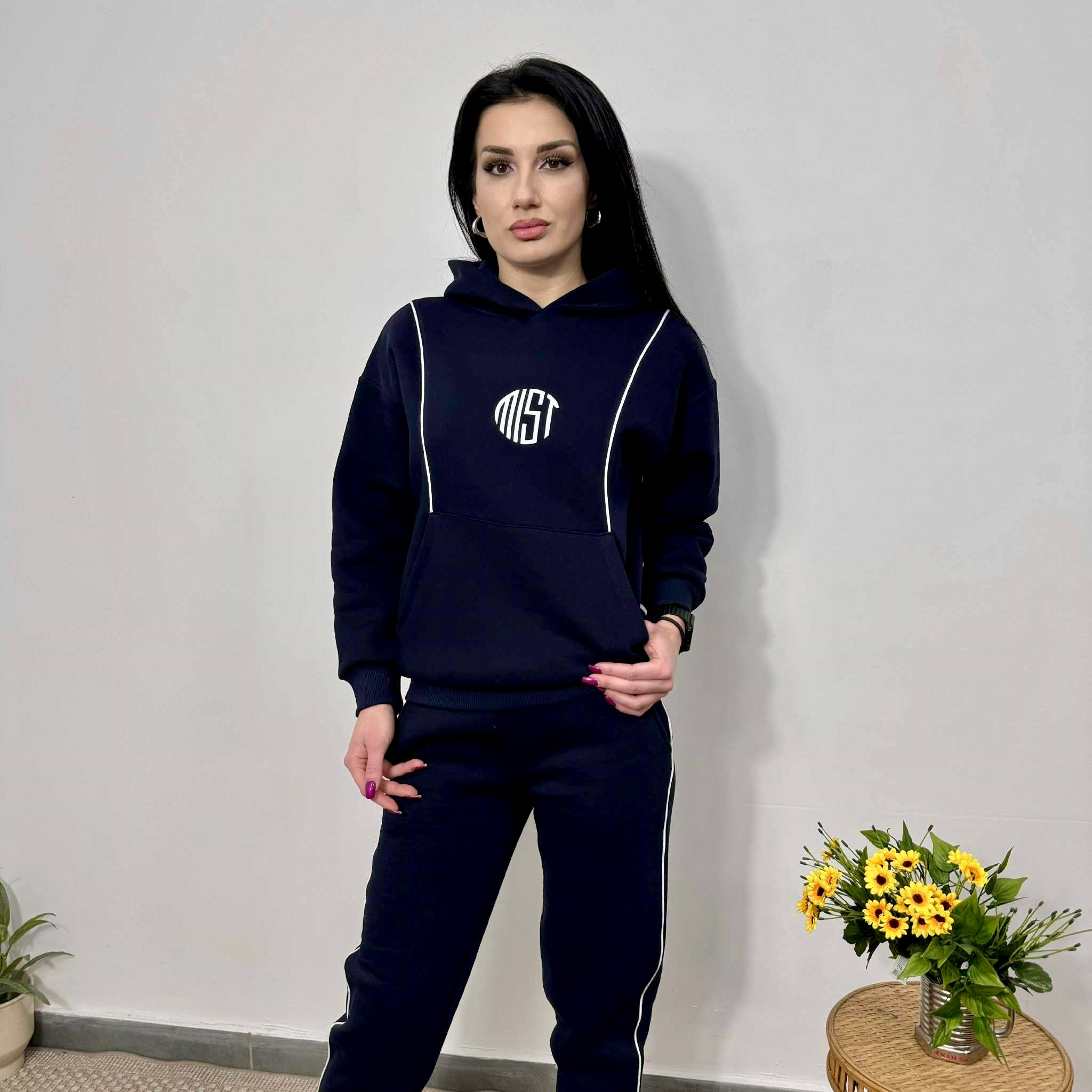 Set comod „Lily” până la 3XL, bleumarin