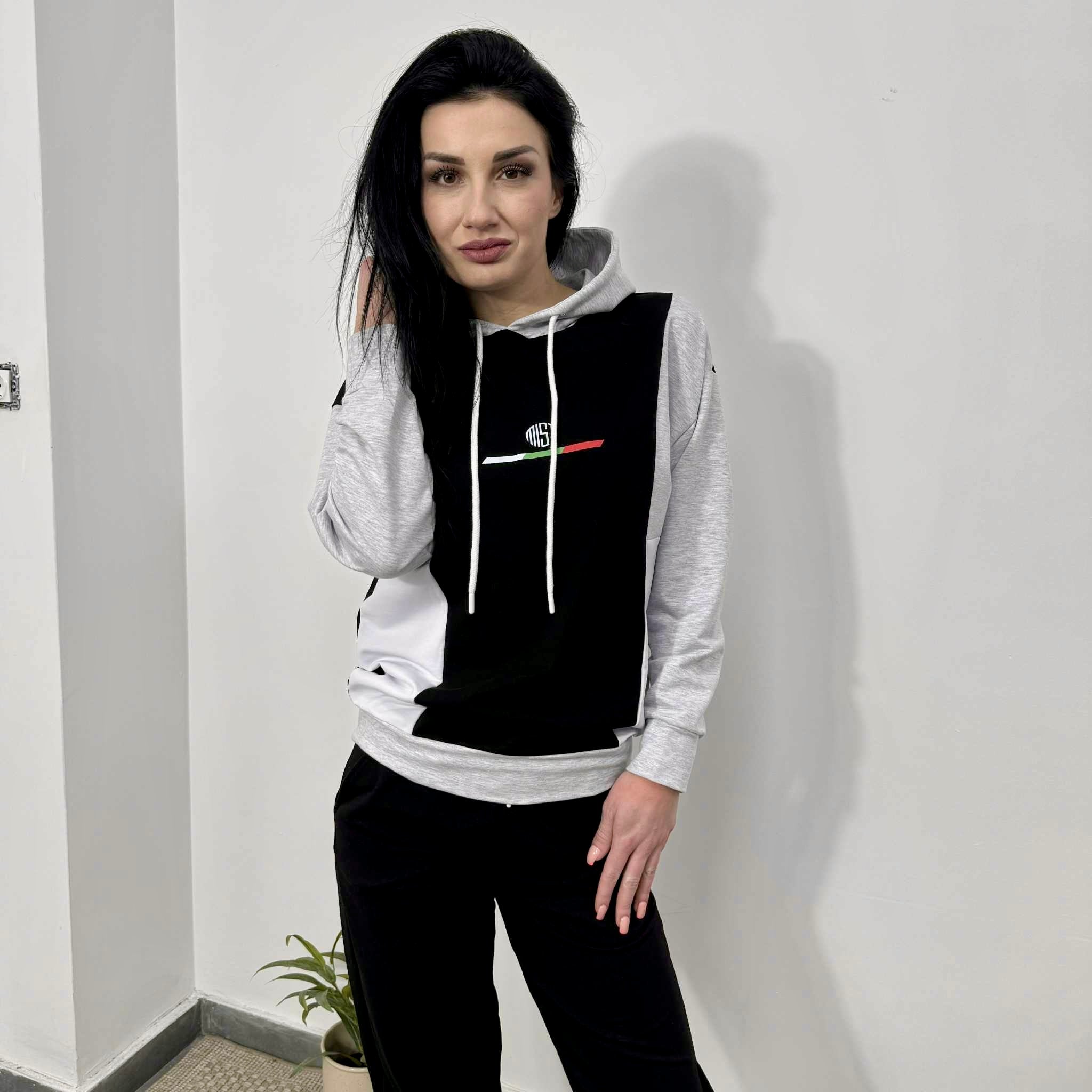 Set din bumbac „Sofia” – Confort Premium negru