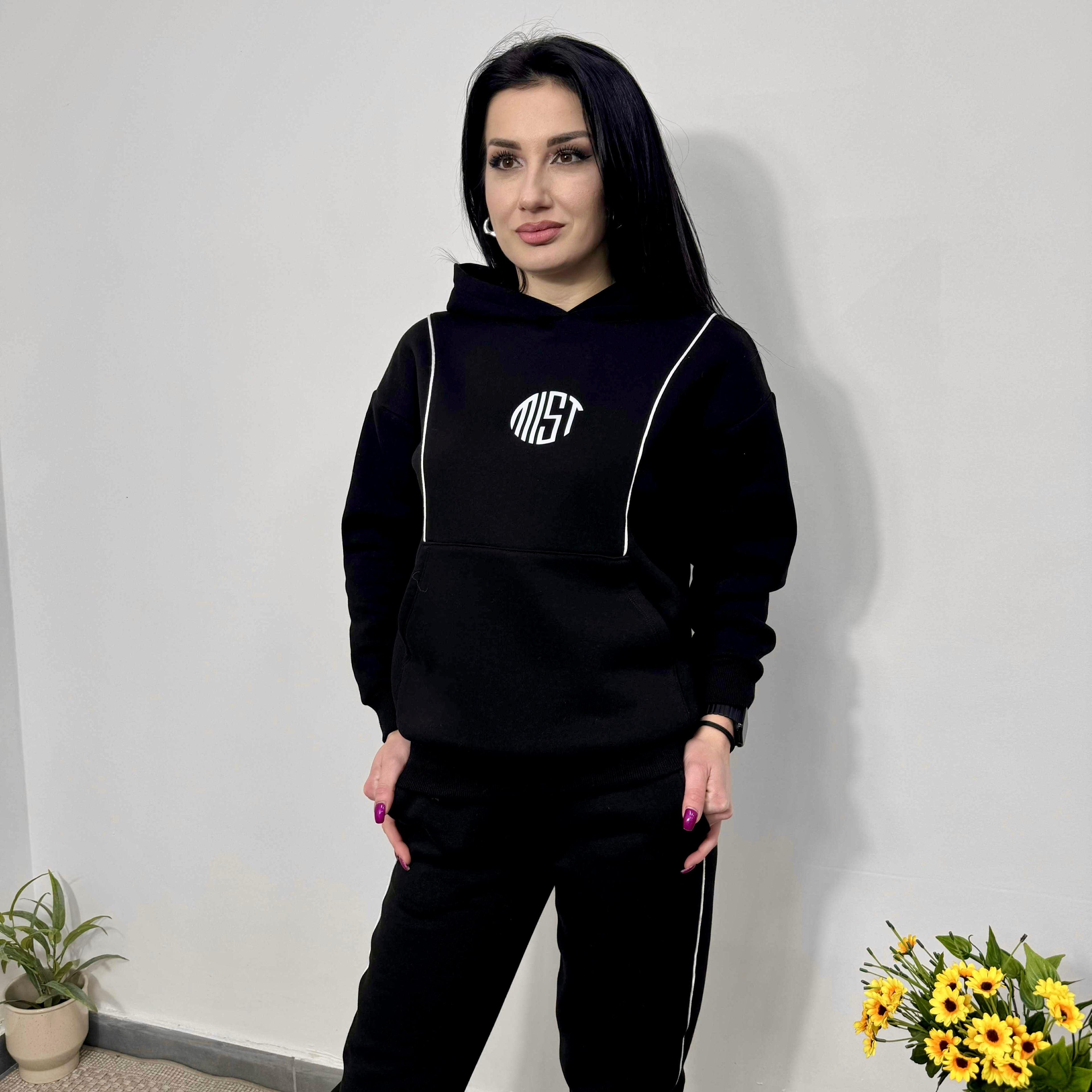 Set comod „Lily” până la 3XL, negru