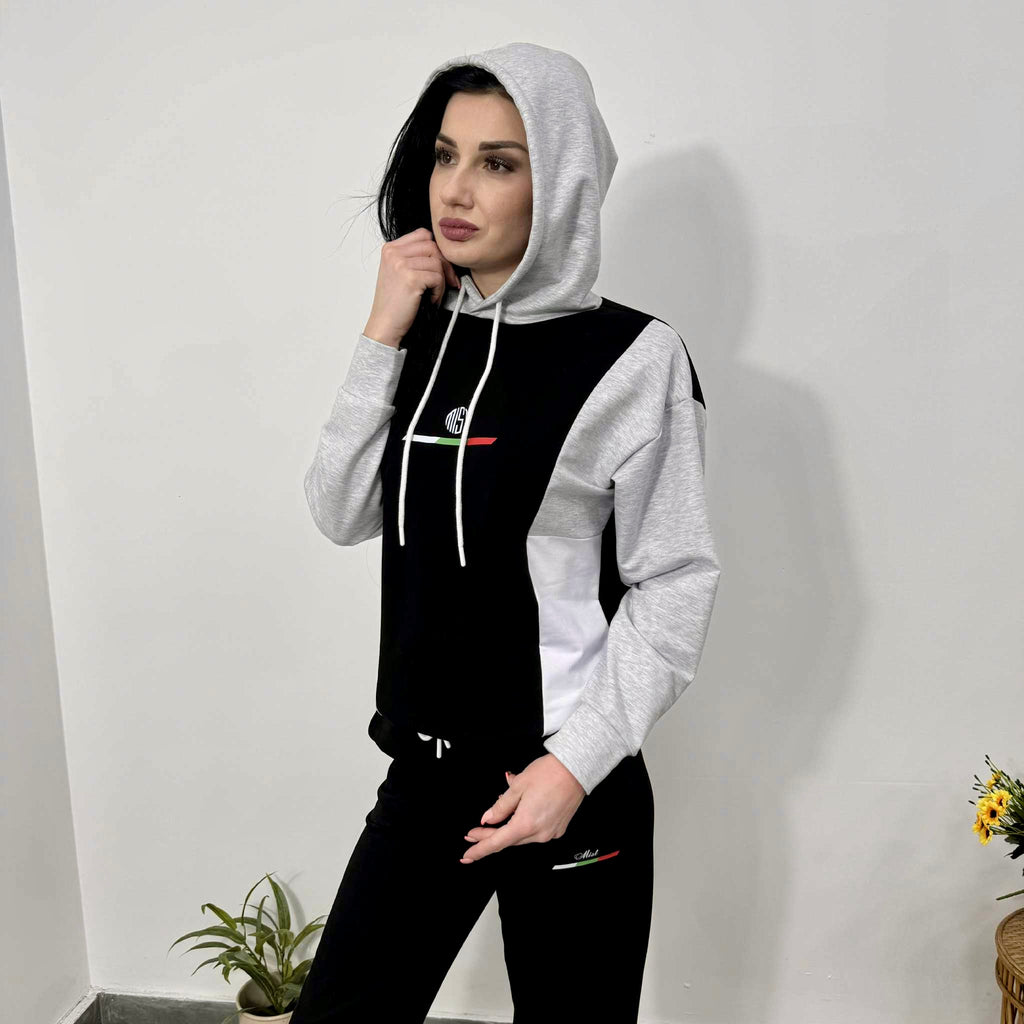 Set din bumbac „Sofia” – Confort Premium negru