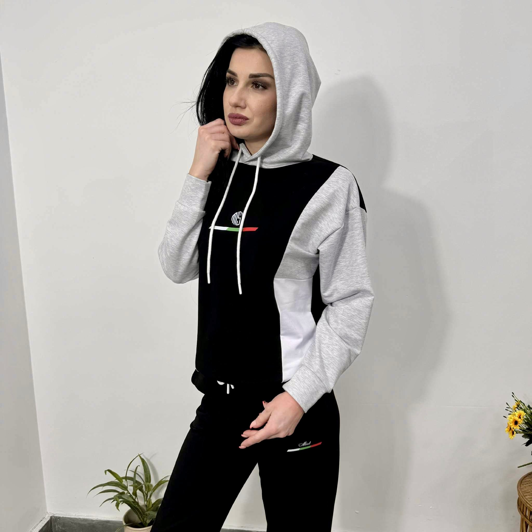 Set din bumbac „Sofia” – Confort Premium negru