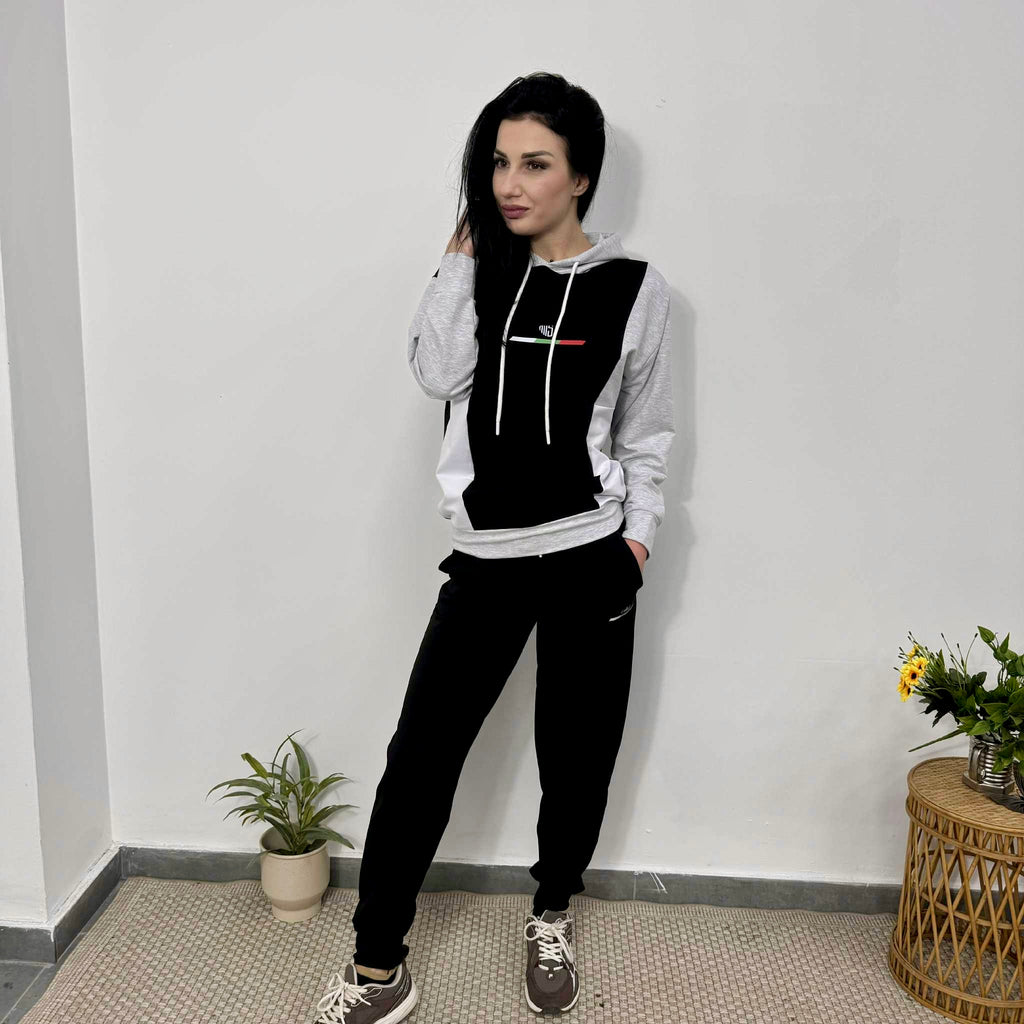 Set din bumbac „Sofia” – Confort Premium negru