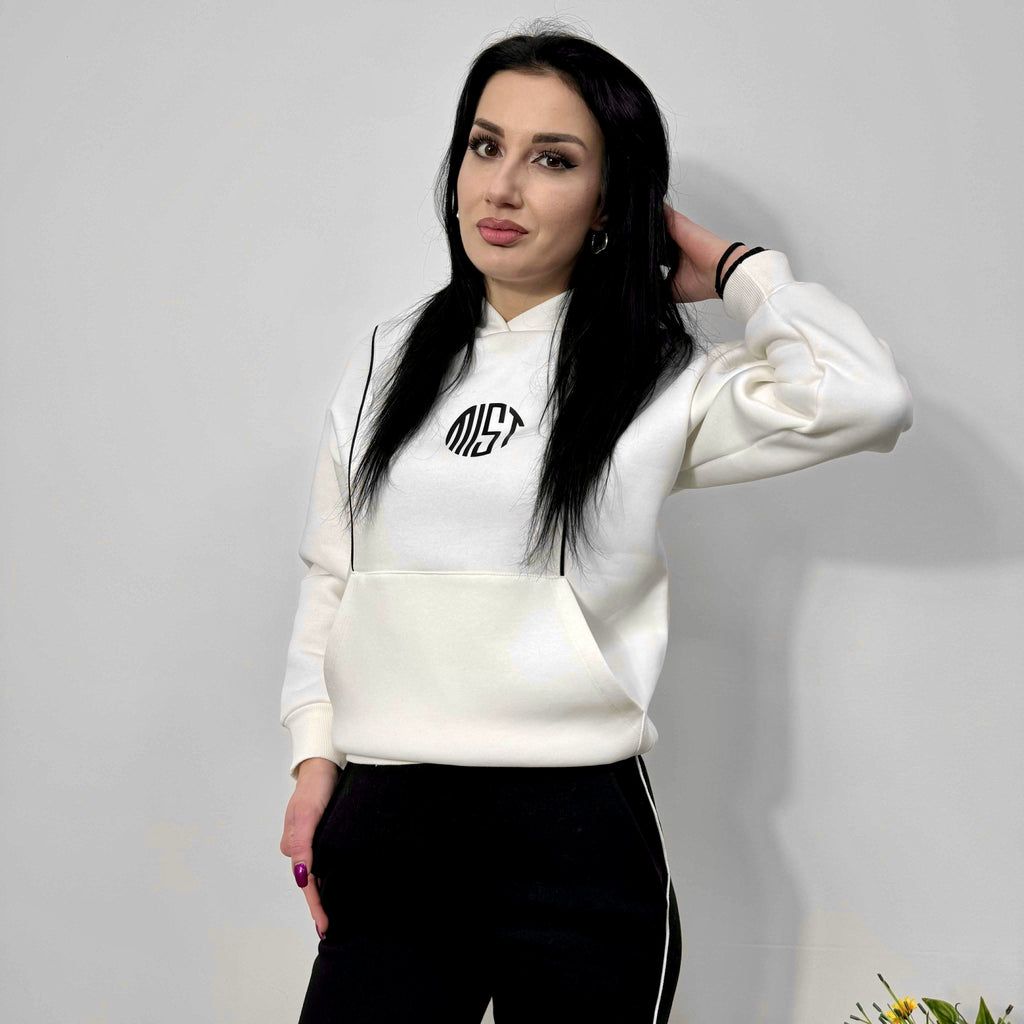 Set modern „Lily” până la 3XL, alb