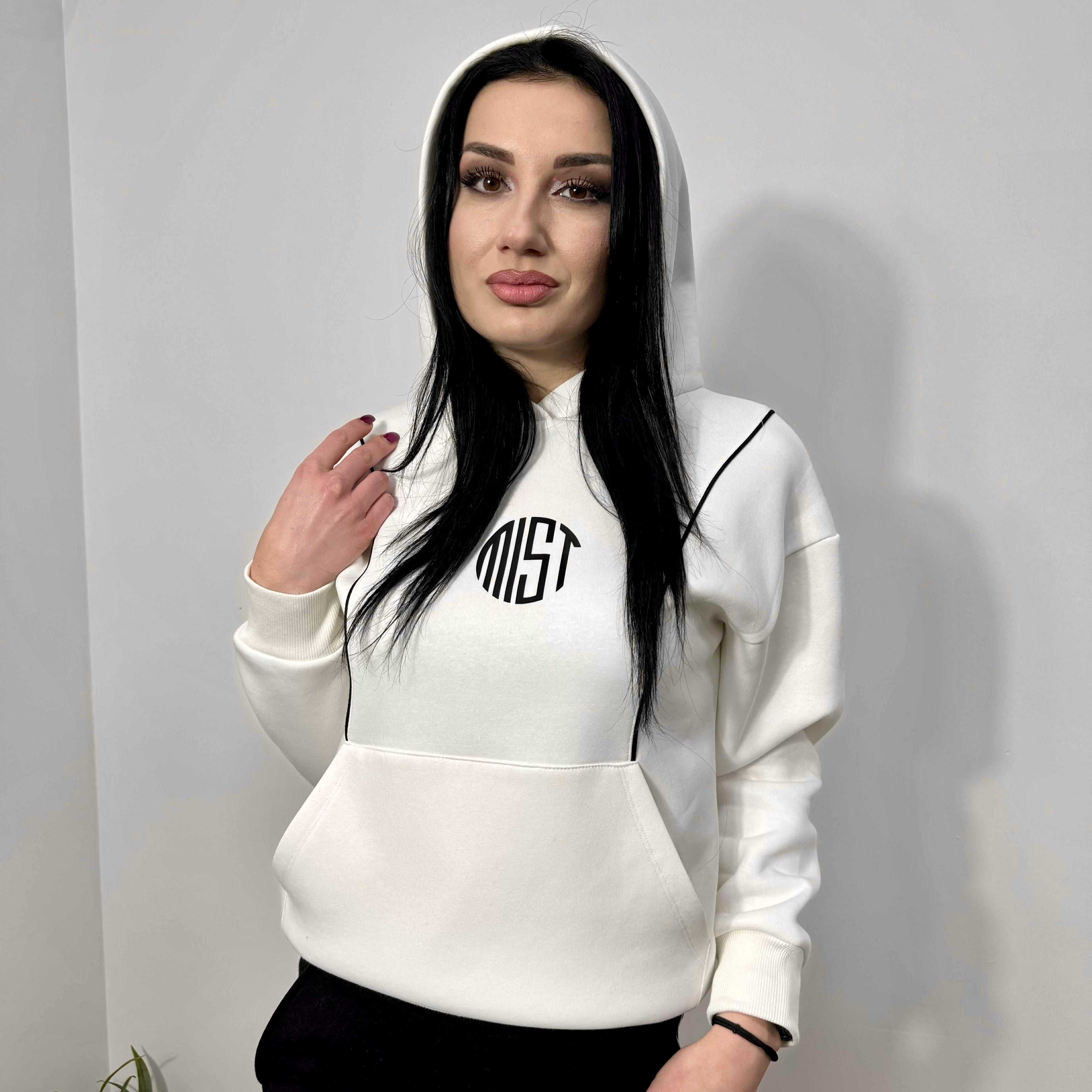 Set modern „Lily” până la 3XL, alb