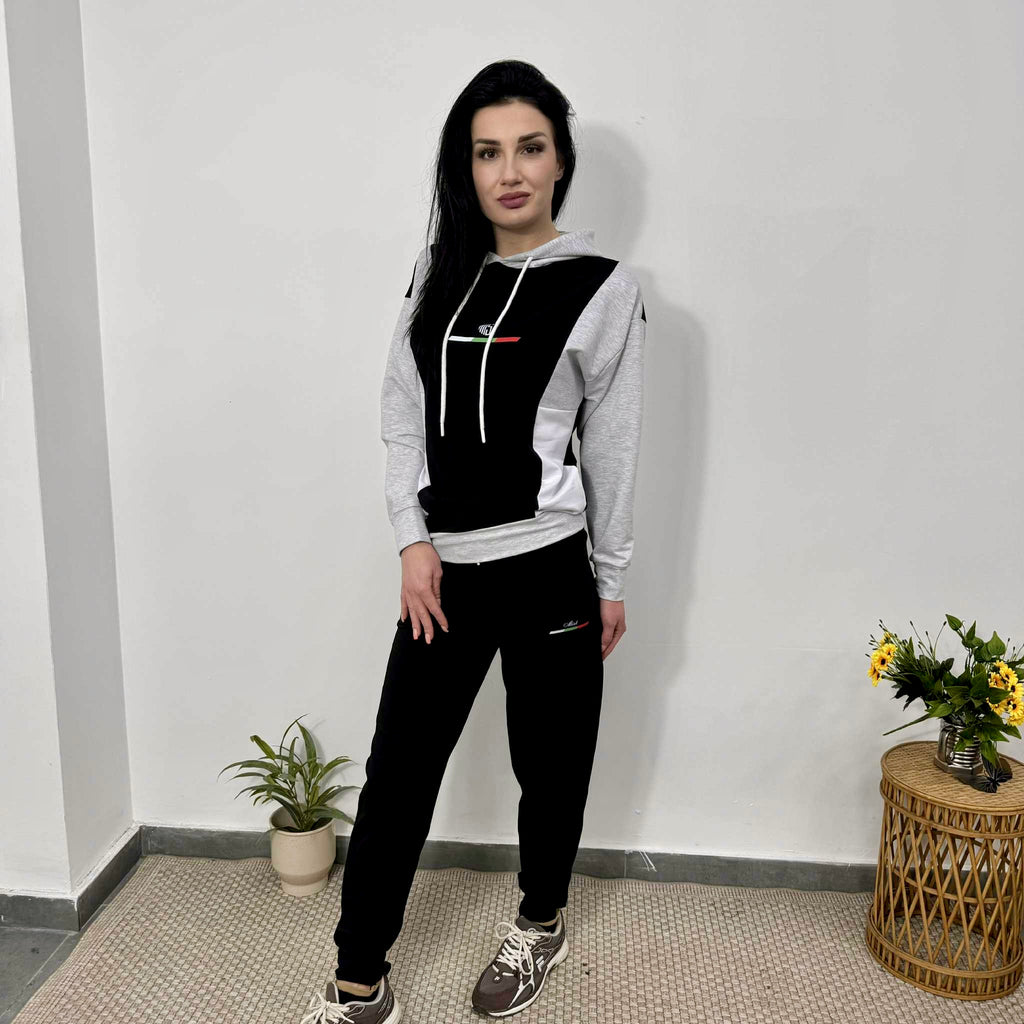 Set din bumbac „Sofia” – Confort Premium negru