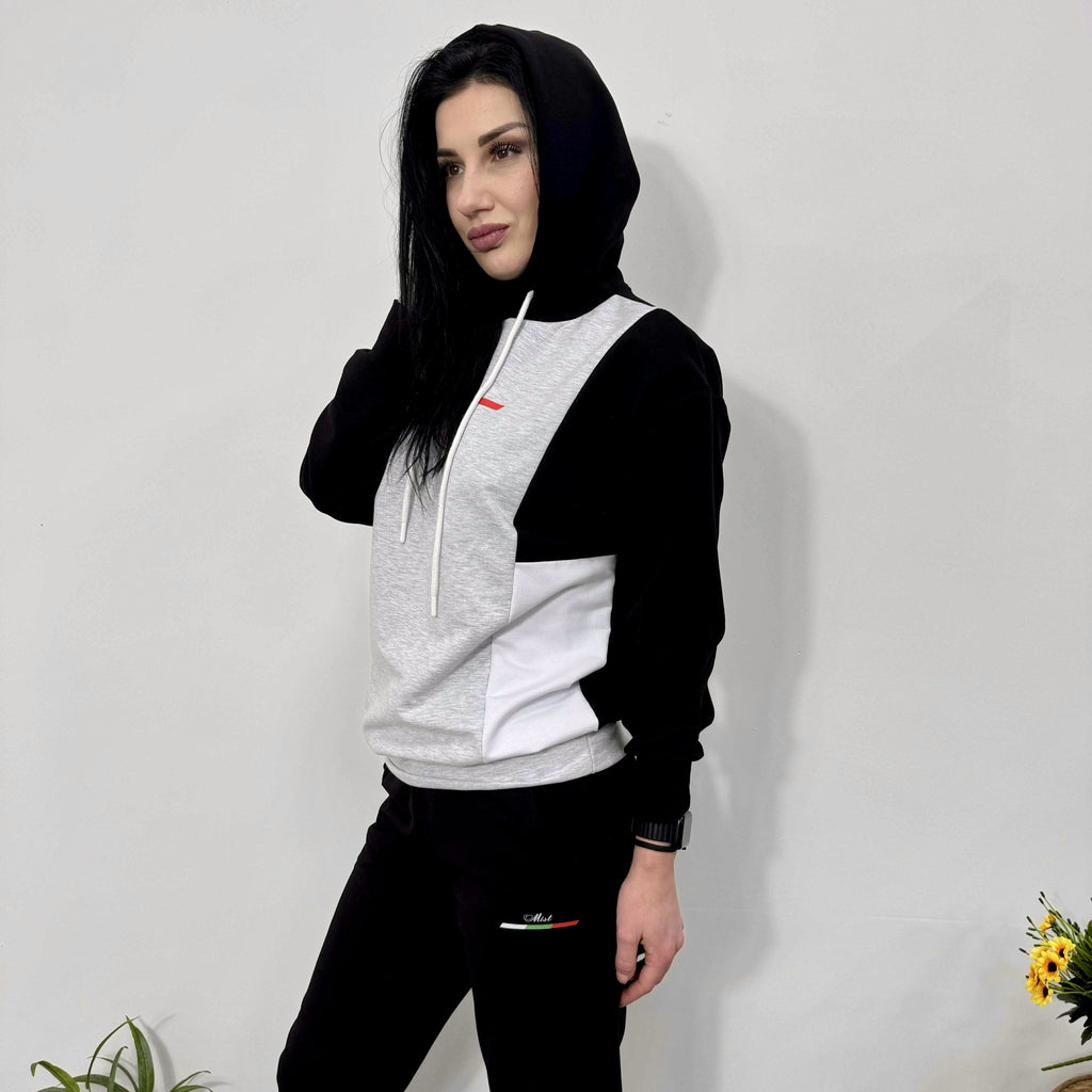 Set din bumbac „Sofia” – Confort Premium gri