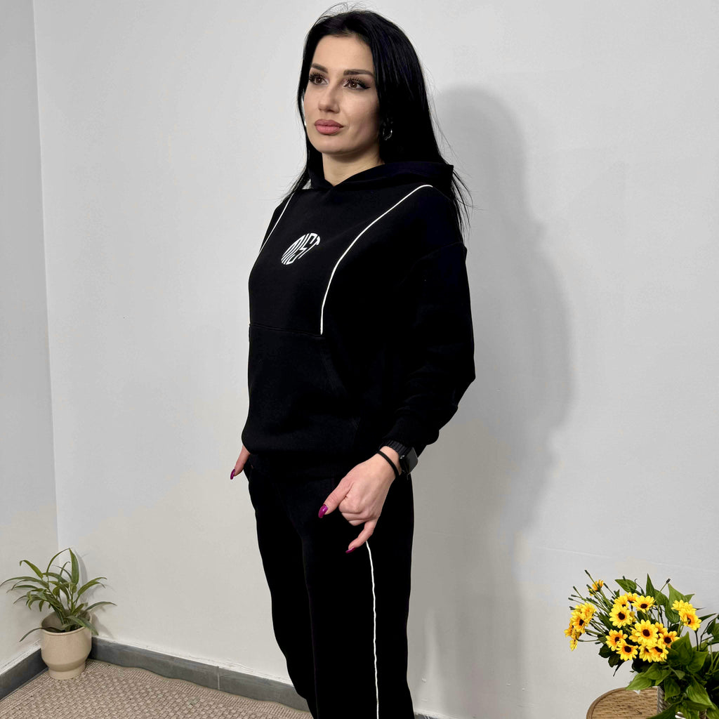 Set comod „Lily” până la 3XL, negru