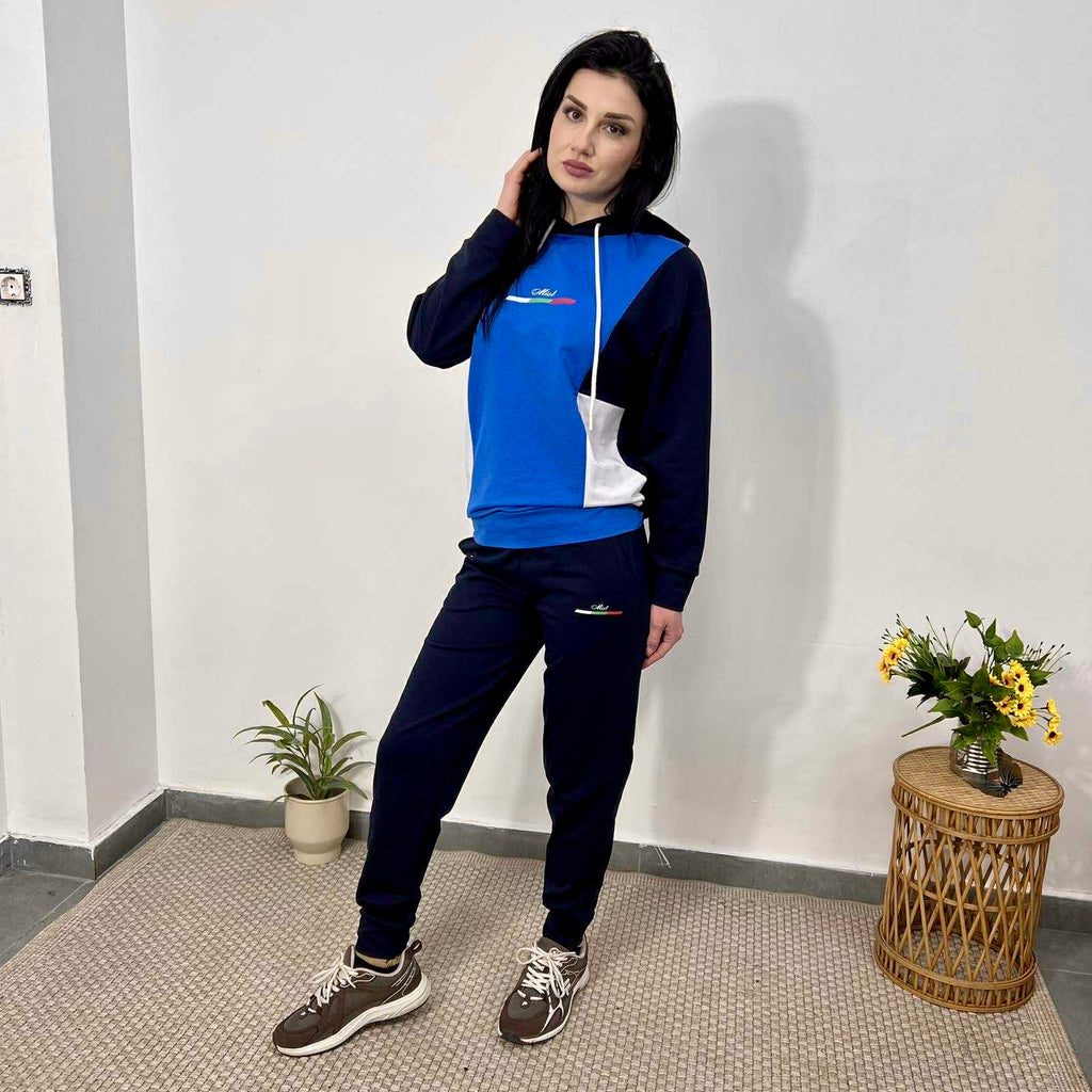 Set din bumbac „Sofia” – Confort Premium albastru