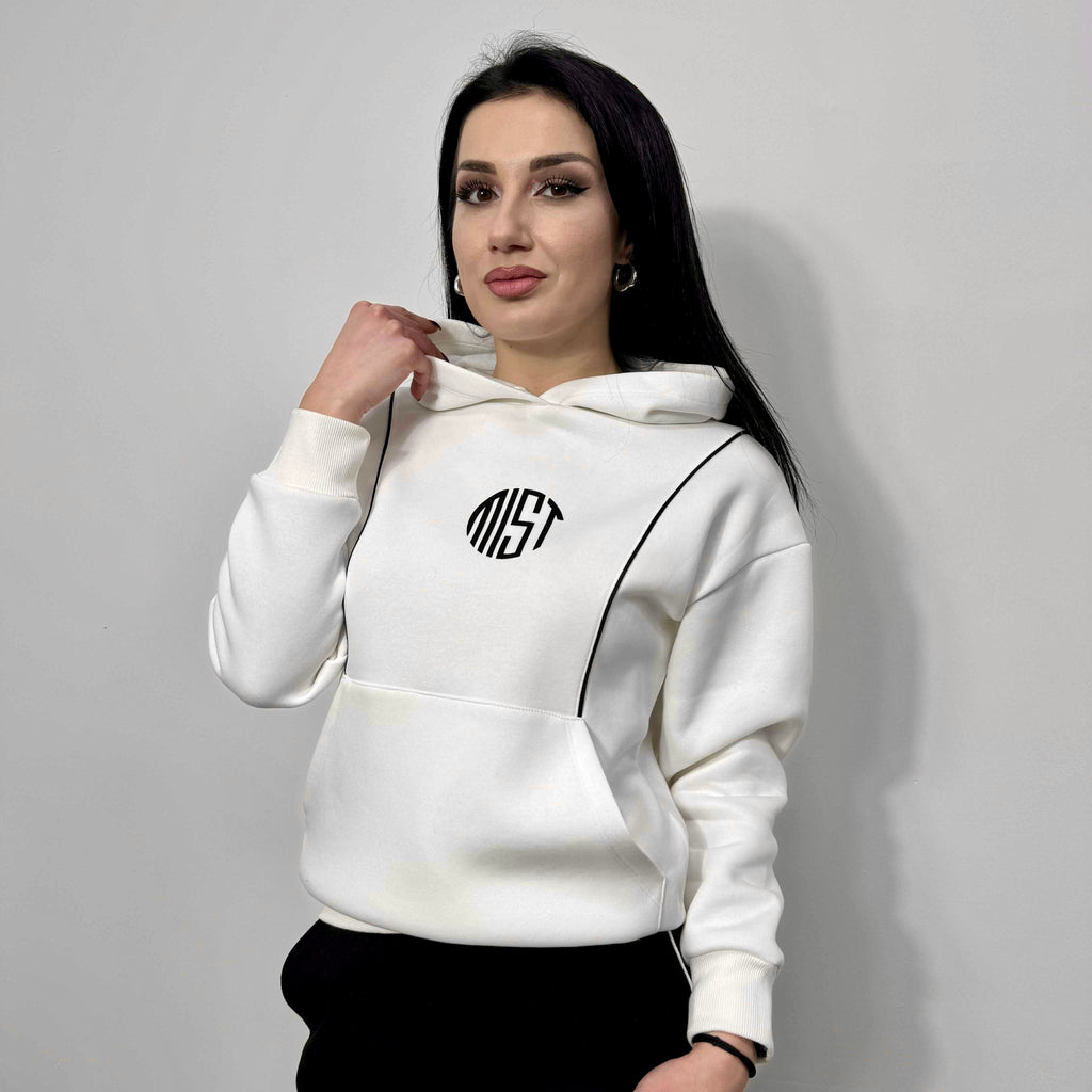 Set modern „Lily” până la 3XL, alb