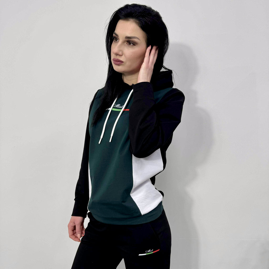 Set din bumbac „Sofia” – Confort Premium verde închis